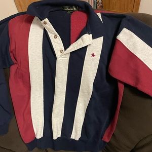 Large long sleeve polo